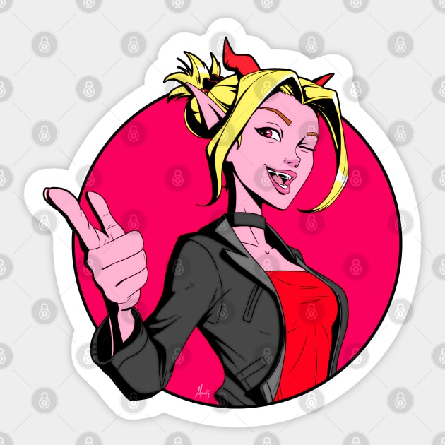 Mirabelle Sticker by mauriciomorali